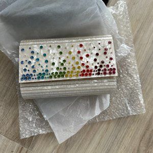 Kurt Geiger London Party Envelope Crystals Purse